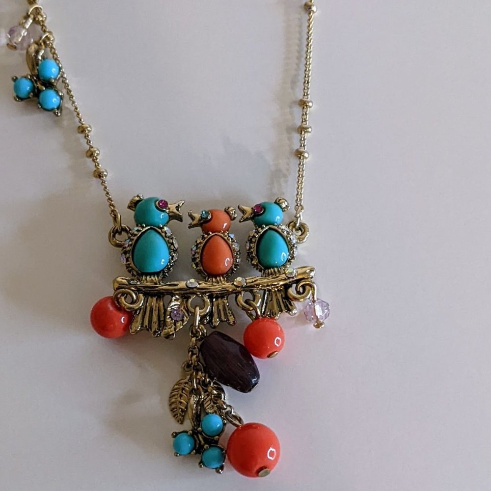Betsey J "Betsey Delicates" Birds Necklace/Earrings